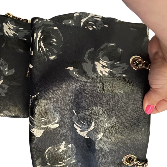 Kate Spade Night Rose handbag purse and wallet - Picture 2 of 4